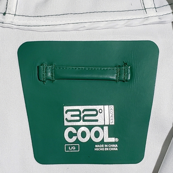 32 Degrees Womens Waterproof Rain Anorak Hooded Jacket Hunter Green Large NWT - Picture 8 of 8